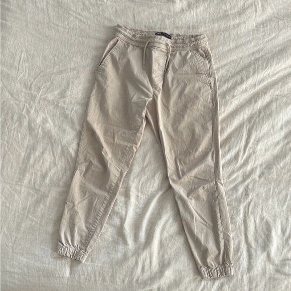Zara Other - Zara Men's Beige Joggers